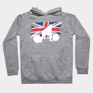 United Kingdom Flag Deadlift - Powerlifting Hoodie